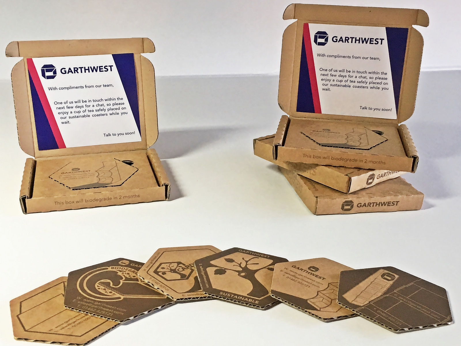 Cardboard coasters on sale