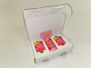 Branded E-commerce Postal Box for nut and noggin soap