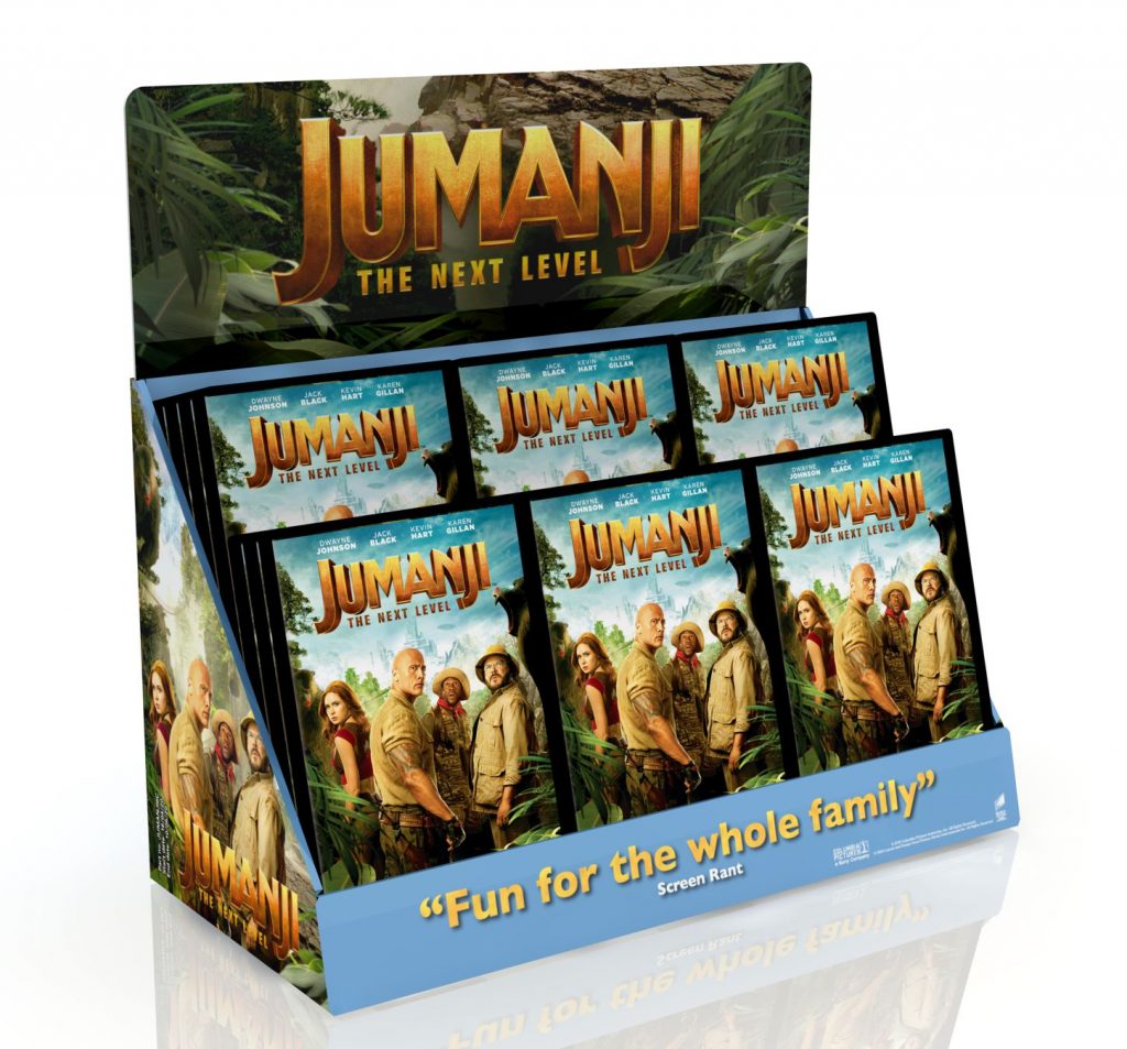 Home Entertainment POS for Jumanji dvd