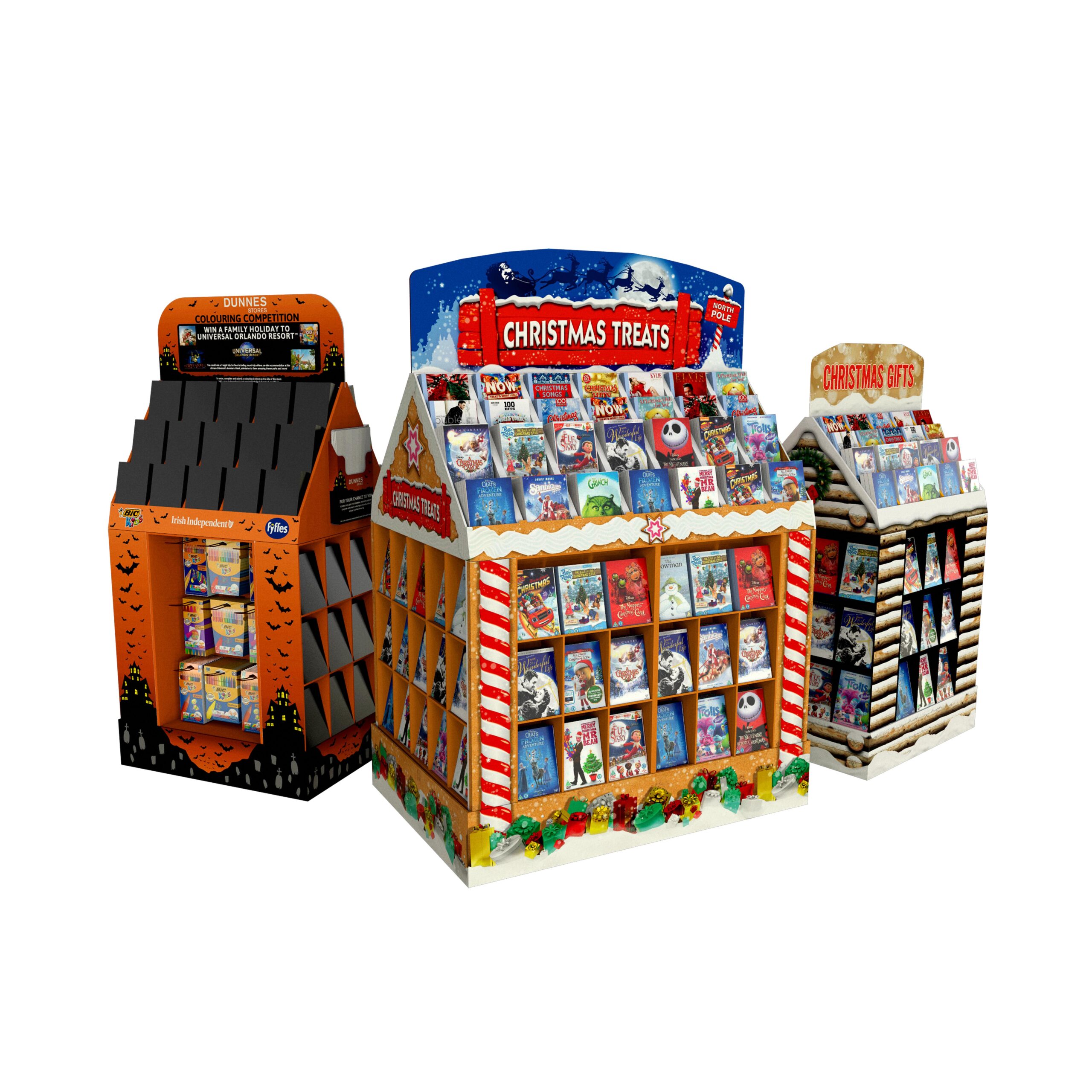 Free Standing Display Units, Cardboard Display Units, FSDU Display