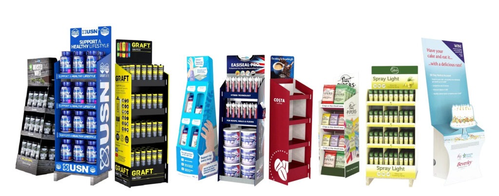 FDSU Displays, Free Standing Display Units, Garthwest