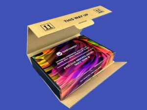 Digitally Printed Corrugated cardboard box with with wrap