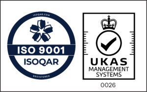 ISOQAR UKAS ISO 9001 joint logo