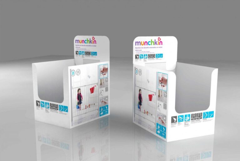 Quarter pallet display, Quarter pallet display unit, Quarter pallet display stand