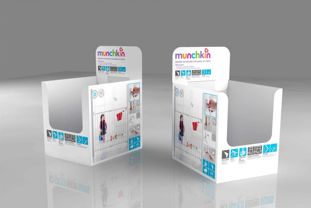 Quarter pallet display, Quarter pallet display unit, Quarter pallet display stand